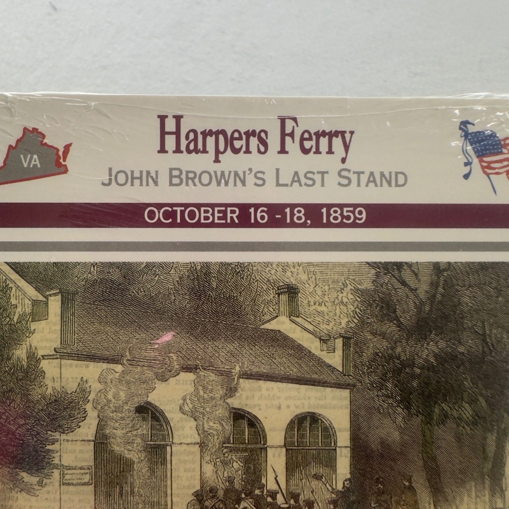 Atlas Editions Civil War History Cards Sealed Constitution Kansas Harpers Ferry - Picture 10 of 14